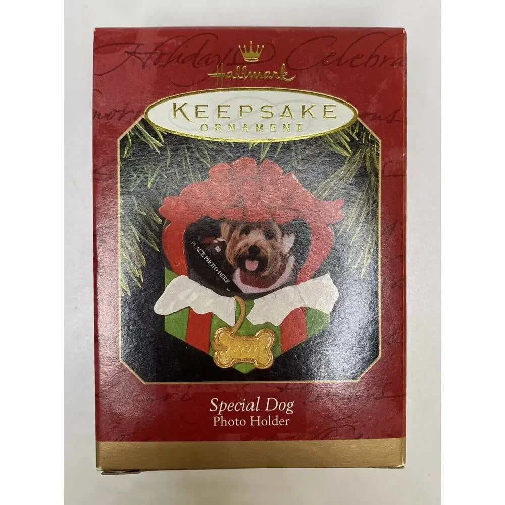 1997 Hallmark Special Dog Photo Frame‎ Ornament U69/6632